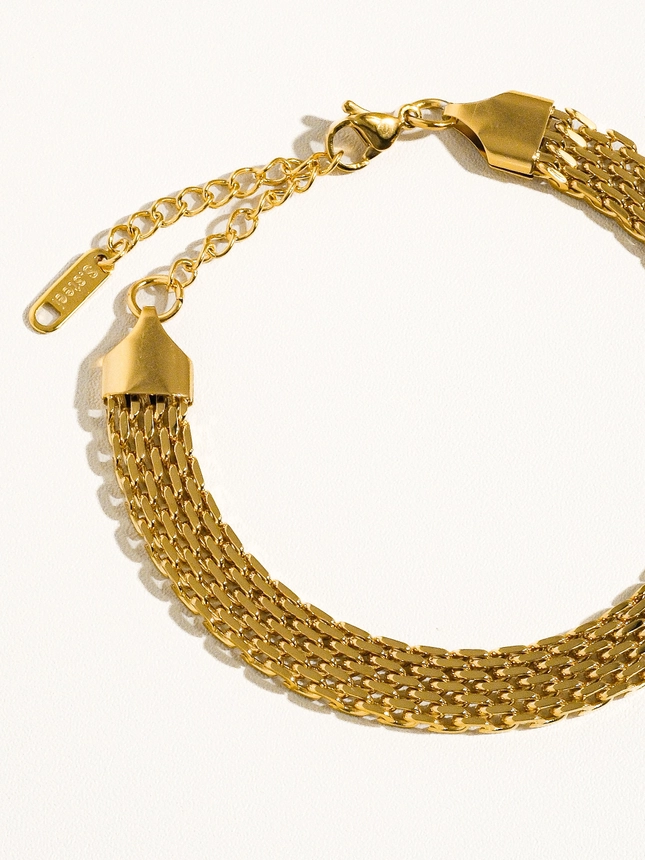 Gold Multi-Chain Bracelet - Image 2