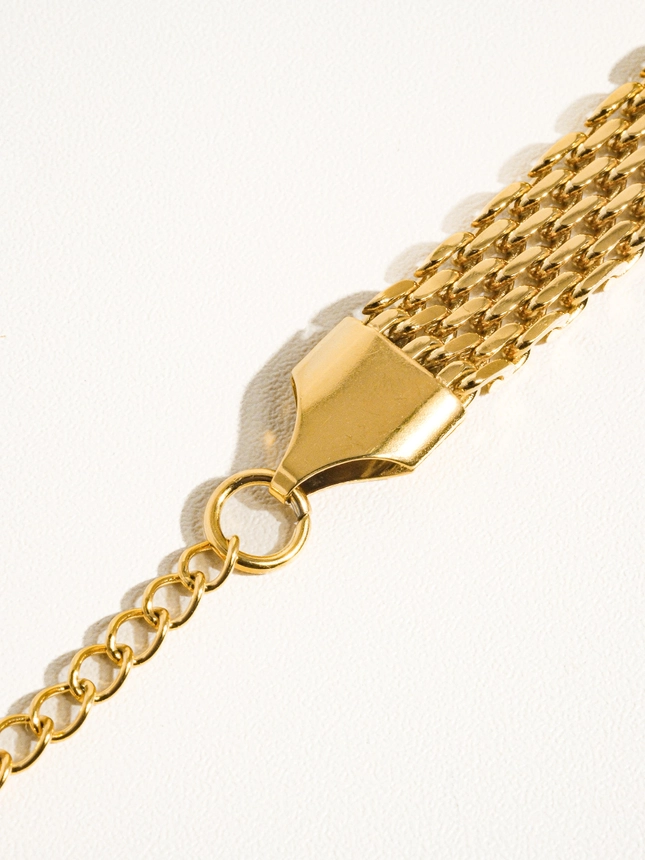 Gold Multi-Chain Bracelet - Image 3