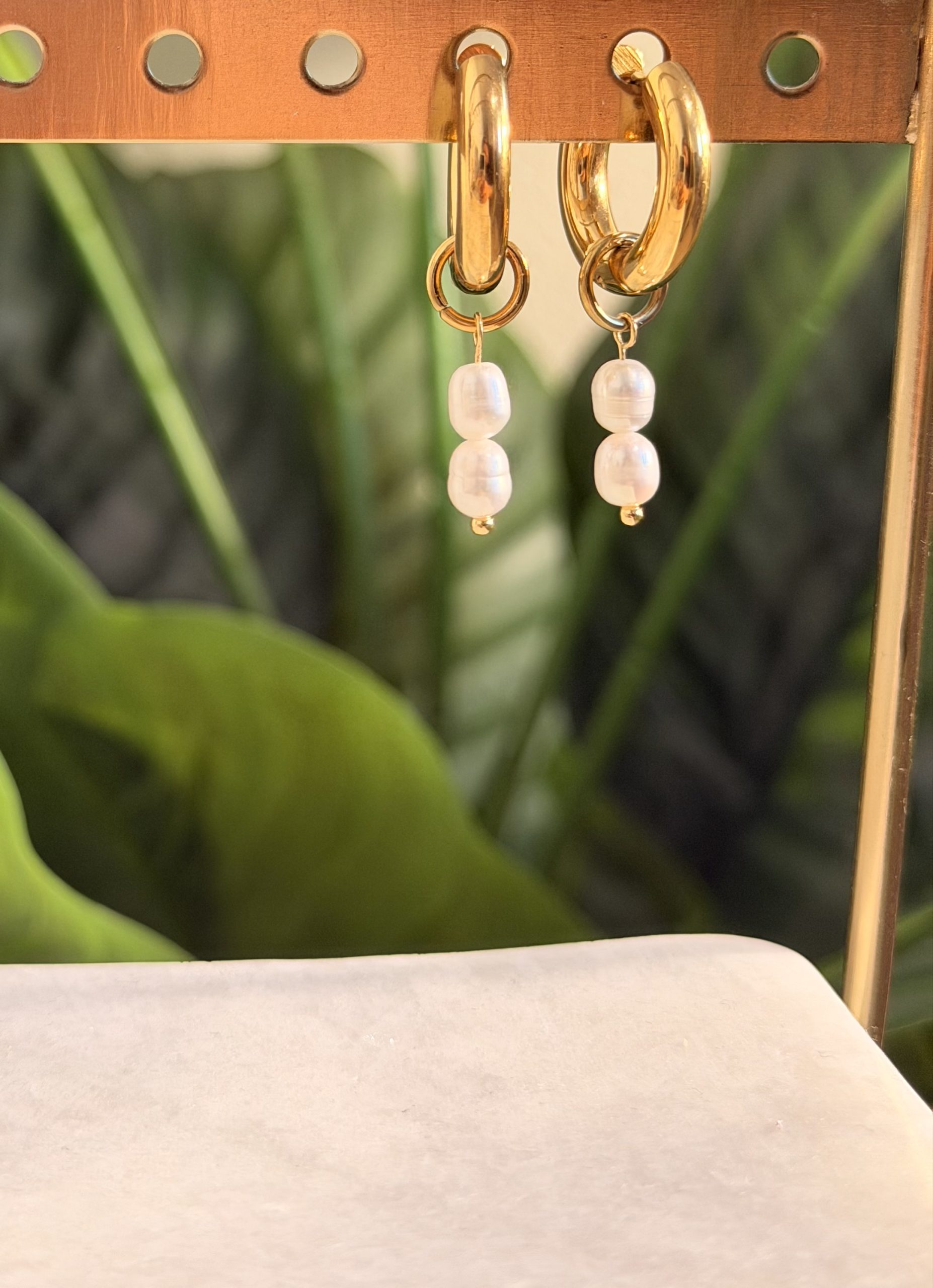 Nácar Pearl Hoops - Image 2