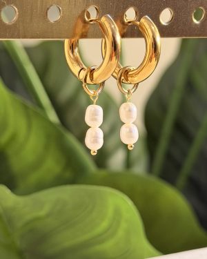 Nácar Pearl Hoops