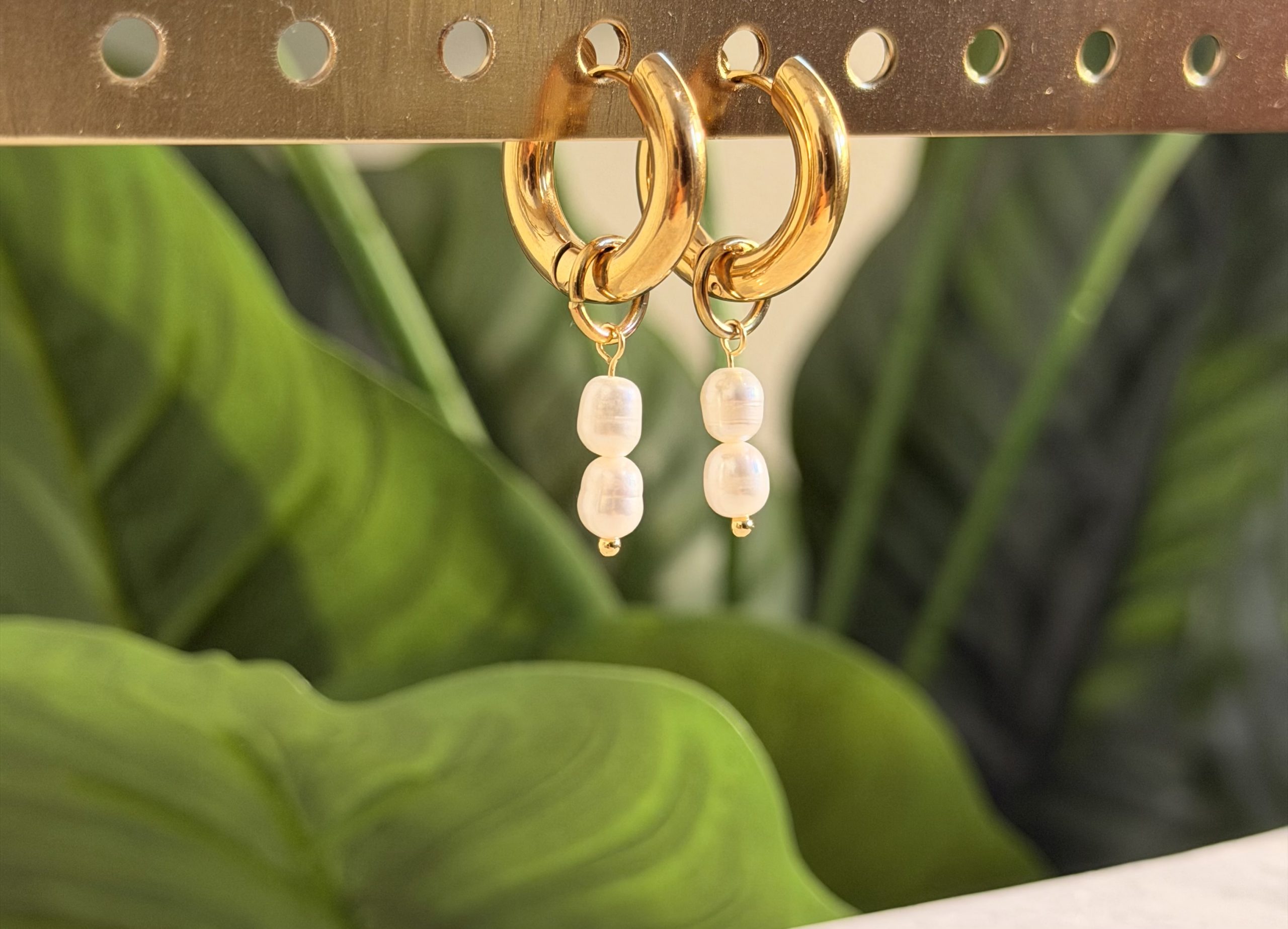 Nácar Pearl Hoops