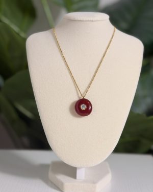 Ruby Pendant Necklace